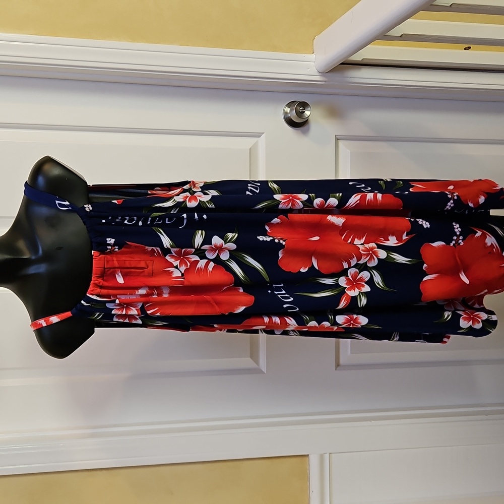 Floral Hawaiian Dress - ONE SIZE